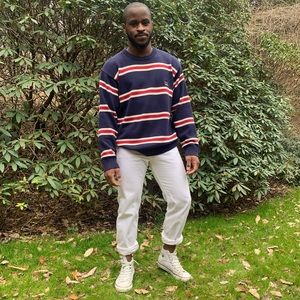 Vintage Tommy Hilfiger Striped Crew Sweater